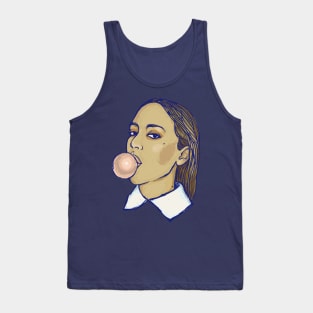 Girl with bubble Tank Top